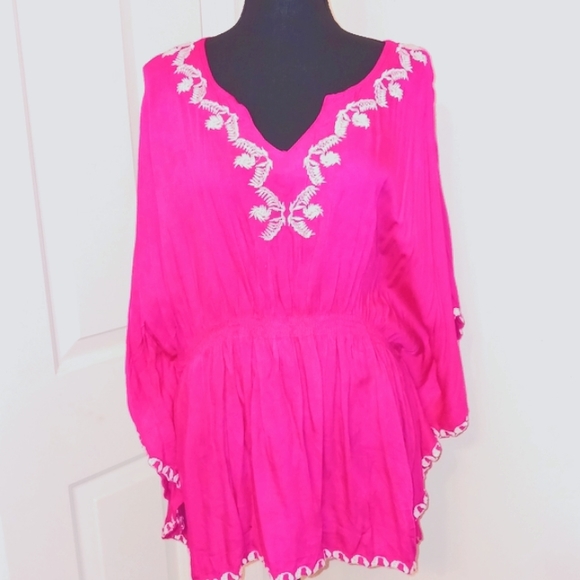 Tops - Hot pink blouse